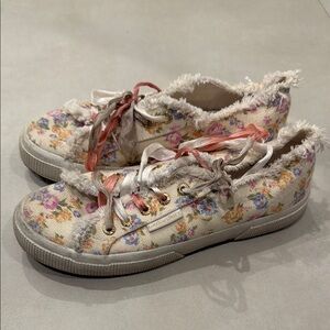 Superga Floral Canvas Sneakers